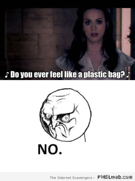 Do you ever feel like a plastic bag meme at PMSLweb.com