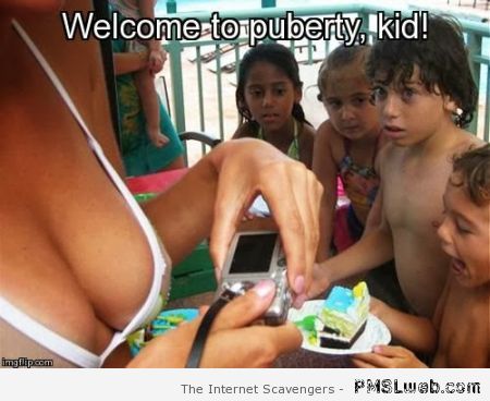 Welcome to puberty meme at PMSLweb.com