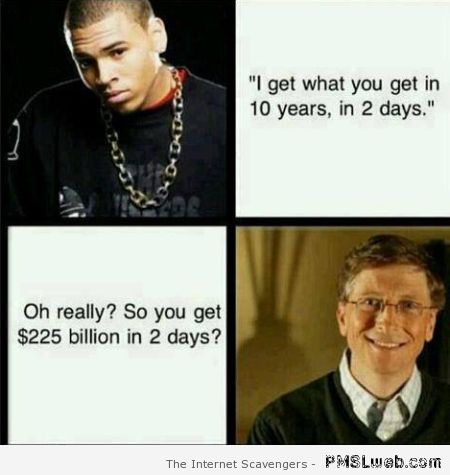 Chris Brown and Bill Gates funny at PMSLweb.com
