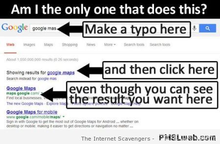 Google search humor at PMSLweb.com