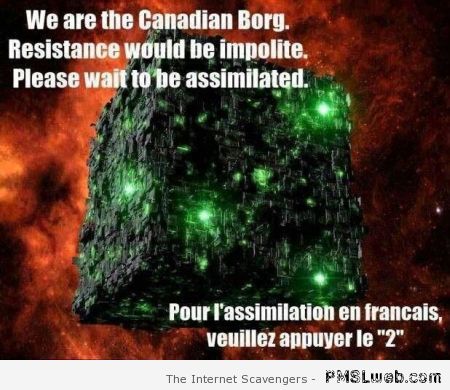 Canadian borg meme at PMSLweb.com