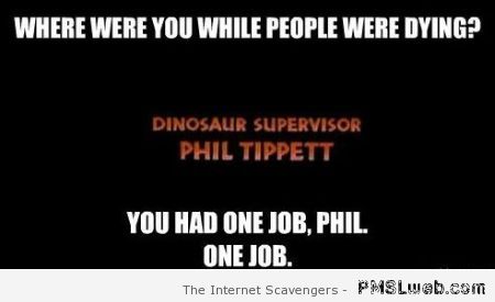 Jurassic Park credits humor –Rofl pics at PMSLweb.com