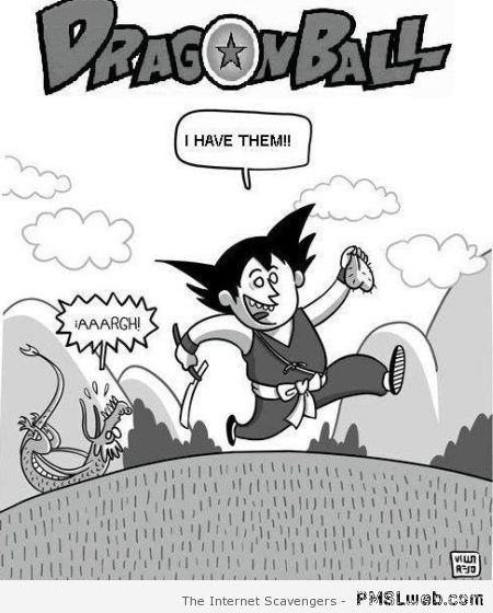 Dragon ball humor at PMSLweb.com