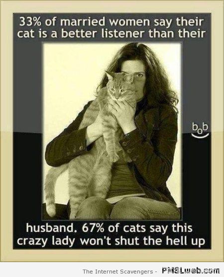 Crazy cat lady meme – Funny picture collection at PMSLweb.com