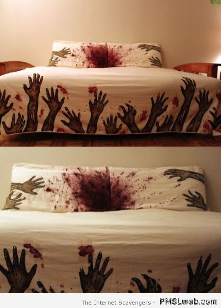 Resident evil bed cover at PMSLweb.com