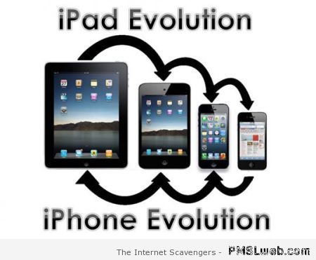 iPad evolution vs iPhone evolution at PMSLweb.com