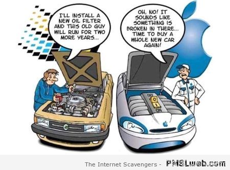 Windows car vs apple car at PMSLweb.com