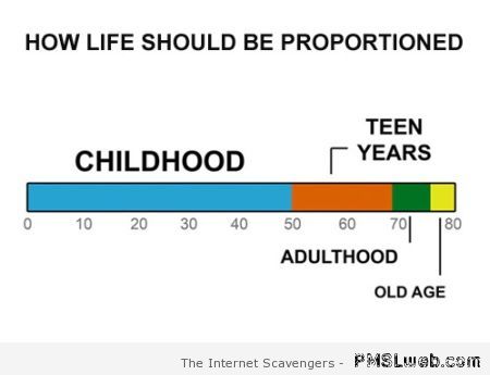How life should be proportioned at PMSLweb.com