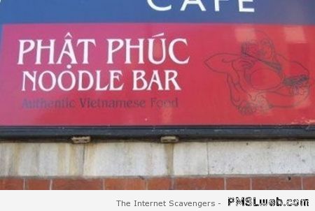 Phat Phuc noodle bar – Valentine’s day humor at PMSLweb.com