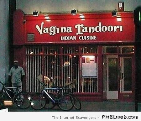 Vagina tandoory restaurant at PMSLweb.com