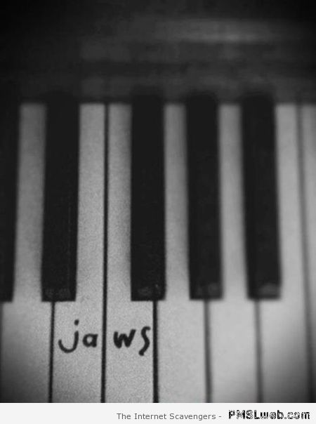 Jaws piano humor at PMSLweb.com
