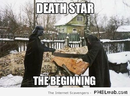 Death star the beginning meme at PMSLweb.com