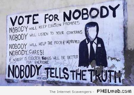 Vote for nobody – Funny picture collection at PMSLweb.com