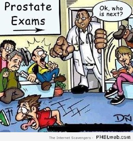 Prostate exam cartoon – Tgif humour at PMSLweb.com