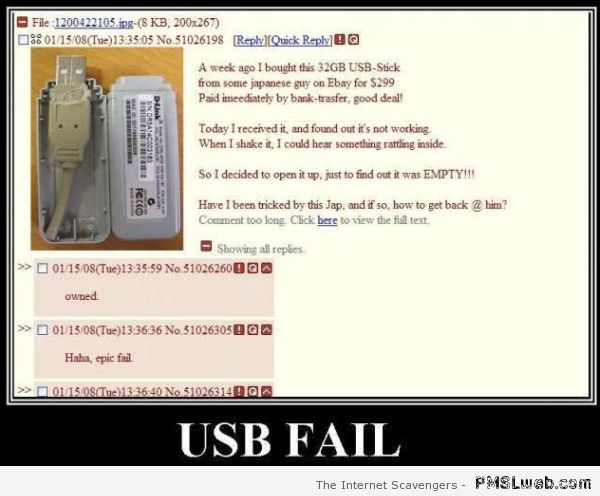 USB fail – Humoristic pics at PMSLweb.com