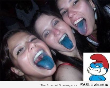 Blue tongue papa smurf – Amusing pictures at PMSLweb.com
