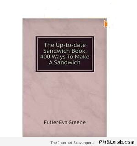 400 ways to make a sandwich book at PMSLweb.com