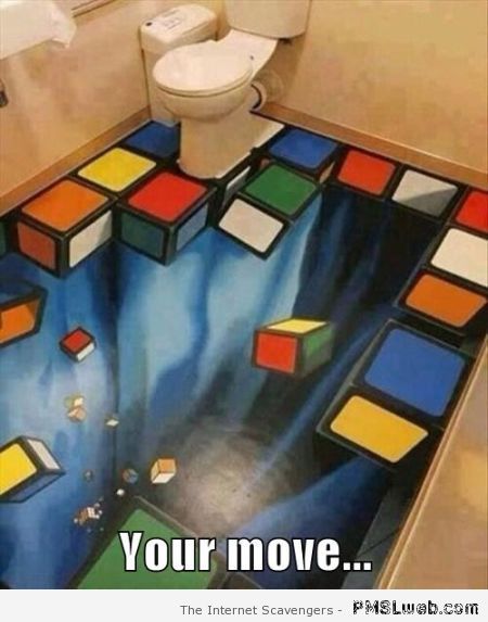Rubik’s cube toilet meme – Monday Lmao at PMSLweb.com