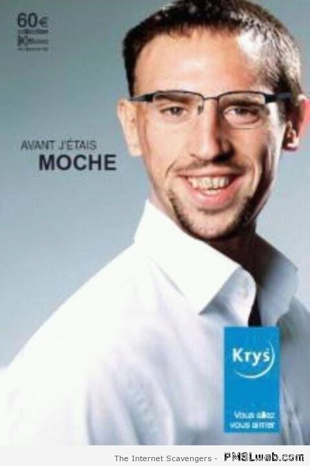 Ribery publicité Krys at PMSLweb.com