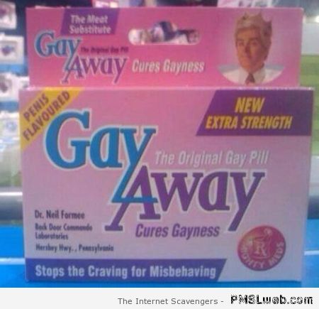 The gay pill funny picture at PMSLweb.com