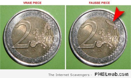 Fausse pièce de 2 euros – Funny French pictures at PMSLweb.com
