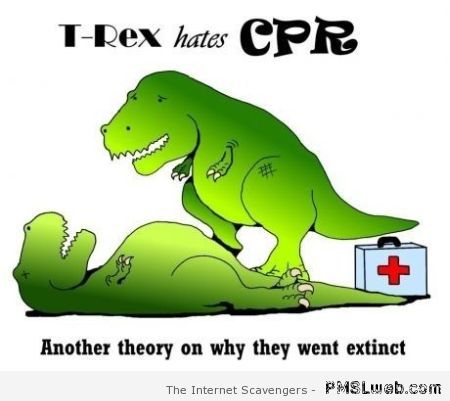 T-rex hates CPR at PMSLweb.com