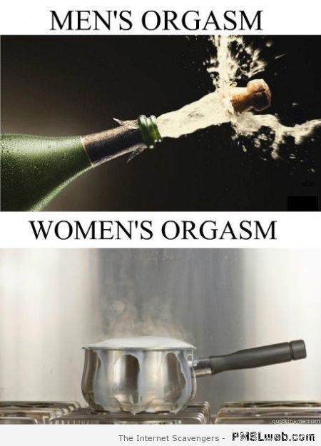 Men’s orgasm versus women’s orgasm at PMSLweb.com