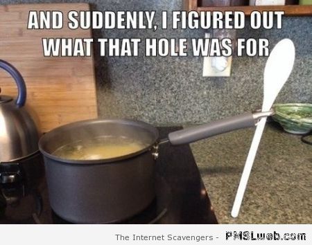 Saucepan what the hole was for at PMSLweb.com