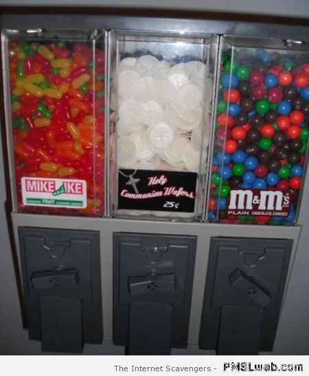 Holy vending machine at PMSLweb.com