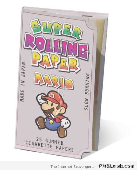 Super rolling paper Mario at PMSLweb.com