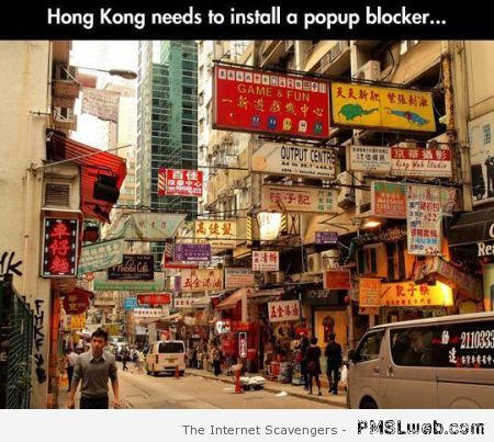 Hong kong needs to install a pop up blocker at PMSLweb.com