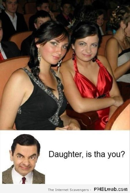 Mr Bean daughter meme at PMSLweb.com
