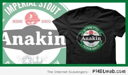 Anakin Heineken t-shirt at PMSLweb.com