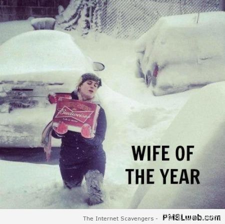 Wife of the year humor at PMSLweb.com