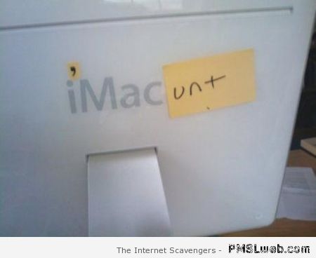 Funny iMac at PMSLweb.com