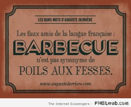 Auguste Derriere barbecue et poils aux fesses at PMSLweb.com