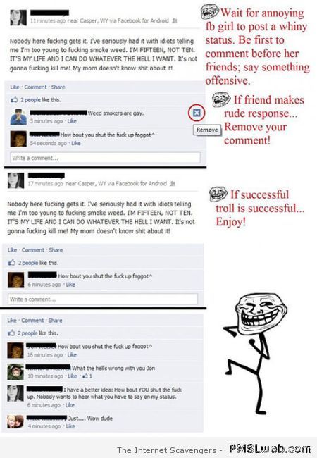 Facebook prank – Funny TGIF pictures at PMSLweb.com