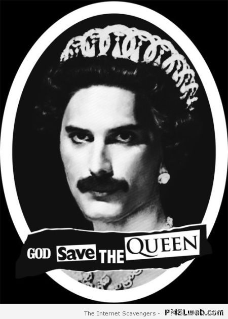 God save the Queen Freddie Mercury at PMSLweb.com