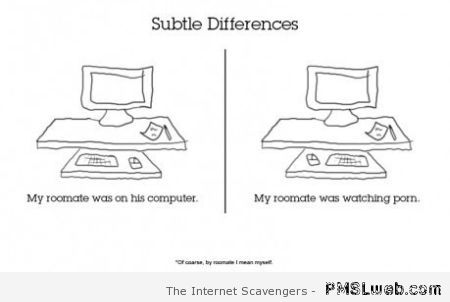 Subtle computer differences funny at PMSLweb.com