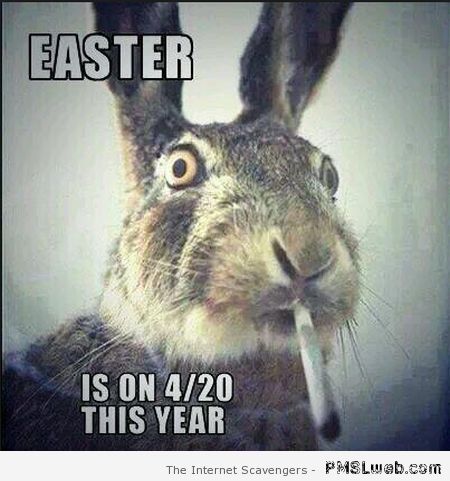 Easter is on 4/20 this year – Easter funnies at PMSLweb.com