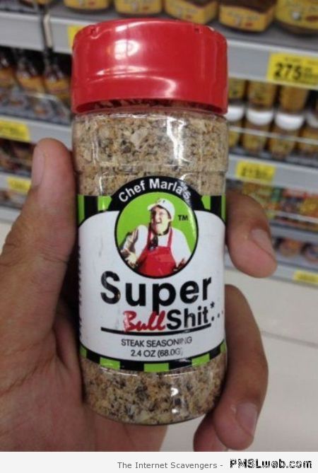 Super bullsh*t spices – Sunday fun at PMSLweb.com