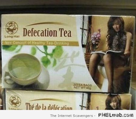 Defecation tea at PMSLweb.com
