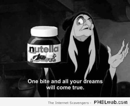 Nutella Disney humor at PMSLweb.com