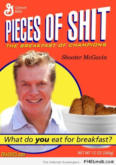 Breakfast of champions funny at PMSLweb.com