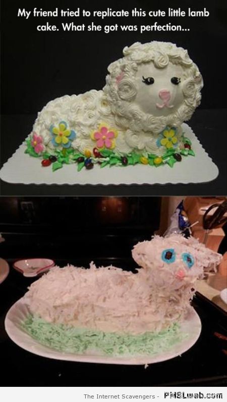 Lamb cake nailed it at PMSLweb.com