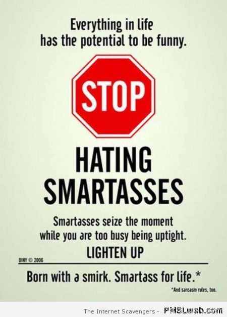 Stop hating smartasses at PMSLweb.com