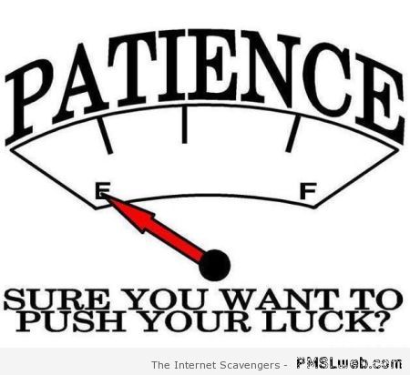 Patience humor at PMSLweb.com