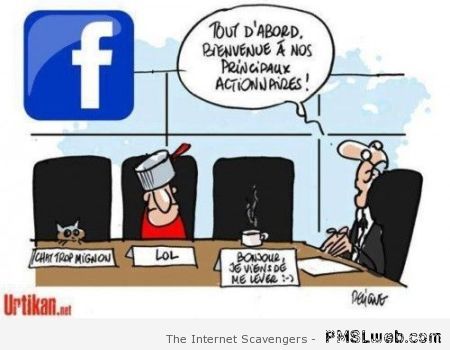 Principaux actionnaires Facebook humour at PMSLweb.com