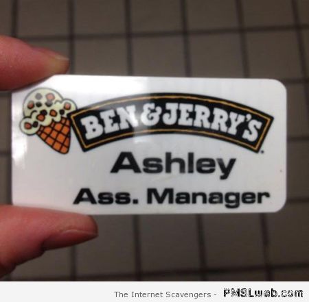 Ben and Jerry’s manager fail at PMSLweb.com