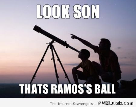 Look son that’s Ramos’s ball – TGIF craze at PMSLweb.com